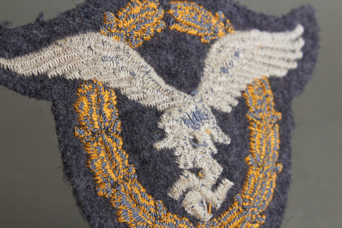 Luftwaffe "Gemeinsames Flugzeugführer- und Beobachterabzeichen" Cloth Badge. Original.