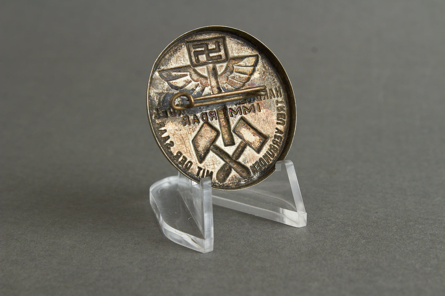 NS-HAGO (National Sozialist Handwerks, Handels und Gewerbe Organisierung) Tinnie. Original.
