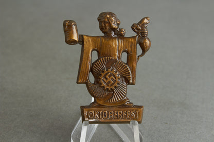 Kraft durch Freude (KdF) "Oktoberfest" Tinnie. Original.