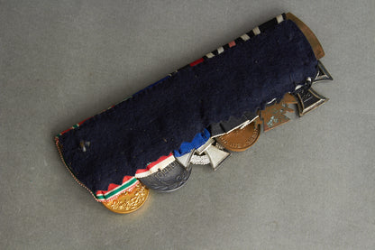 Large 6-Place Medal Bar. Original.