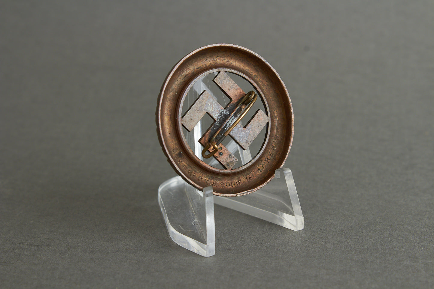 Early NSDAP "1933" Tinnie. Original.
