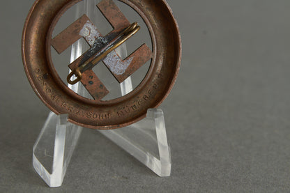 Early NSDAP "1933" Tinnie. Original.