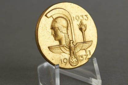 NSDAP "Haus der Deutschen Kunst 1937" Tinnie. Original.