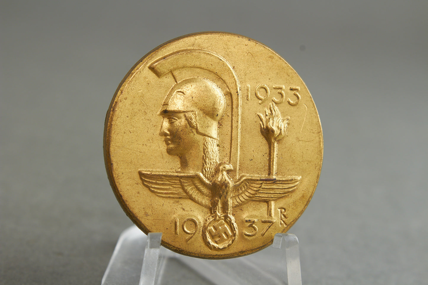 NSDAP "Haus der Deutschen Kunst 1937" Tinnie. Original.