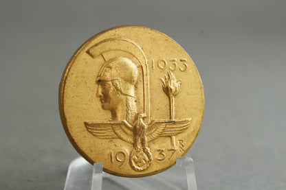 NSDAP "Haus der Deutschen Kunst 1937" Tinnie. Original.