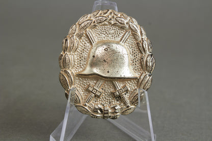 Wound Badge "Verwundetenabzeichen" in Silver. Original.