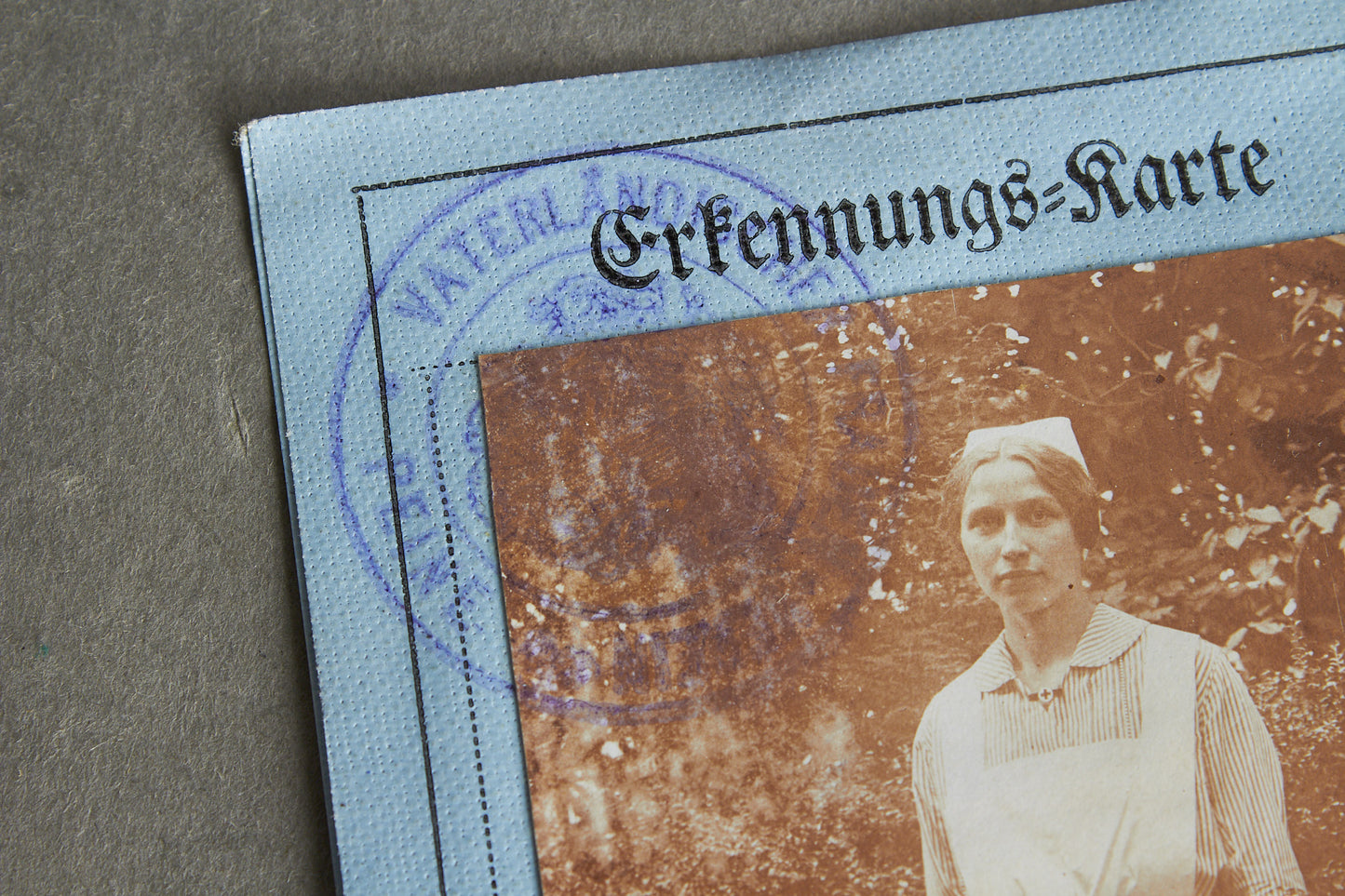 DRK "Deutsche Roten Kreuz" "Erkennungs-Karte" Identification card. Hard to find. Original.