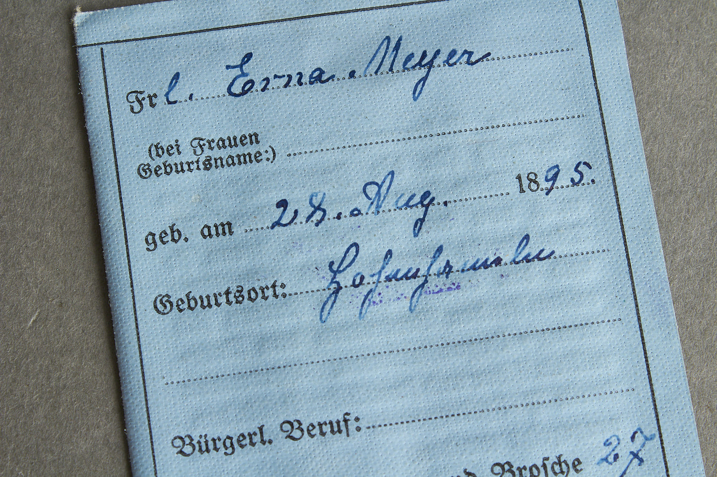 DRK "Deutsche Roten Kreuz" "Erkennungs-Karte" Identification card. Hard to find. Original.