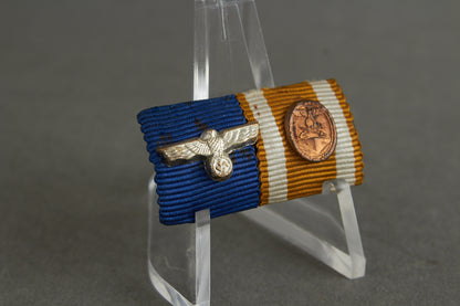2-Place Ribbon Bar. With Miniatures. Rare. Original.