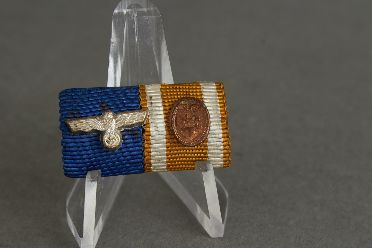 2-Place Ribbon Bar. With Miniatures. Rare. Original.
