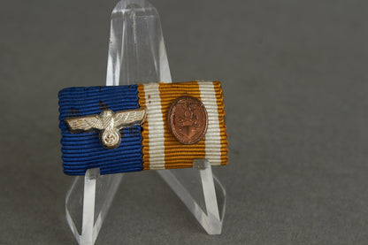 2-Place Ribbon Bar. With Miniatures. Rare. Original.