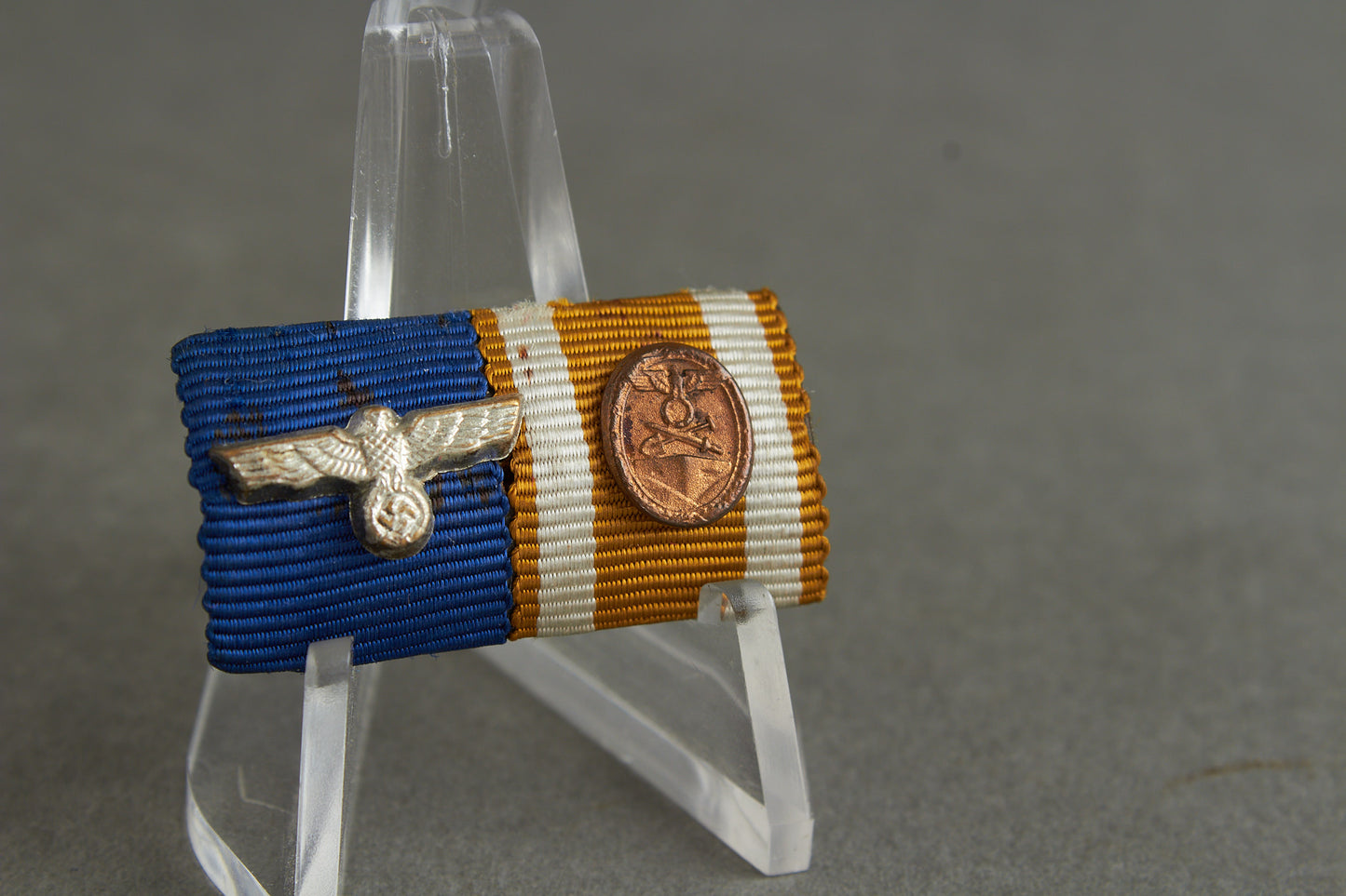 2-Place Ribbon Bar. With Miniatures. Rare. Original.