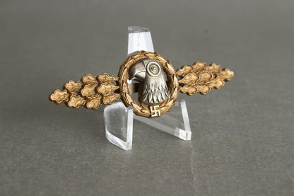 Luftwaffe "Frontflugspange für Aufklärer in Bronze". Original.