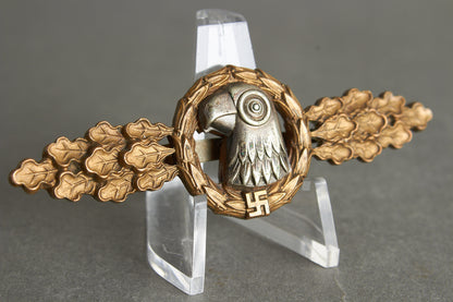 Luftwaffe "Frontflugspange für Aufklärer in Bronze". Original.