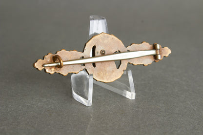 Luftwaffe "Frontflugspange für Aufklärer in Bronze". Original.