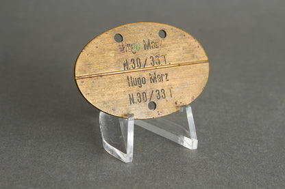 Kriegsmarine "Erkennungsmarken" "Nordsee" Dog Tag. Original.